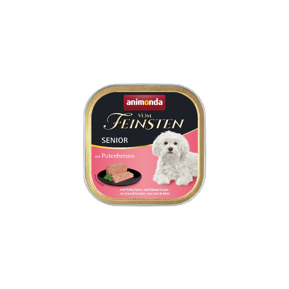 Animonda vom Feinsten Dog Senior Serca indyka 150g
