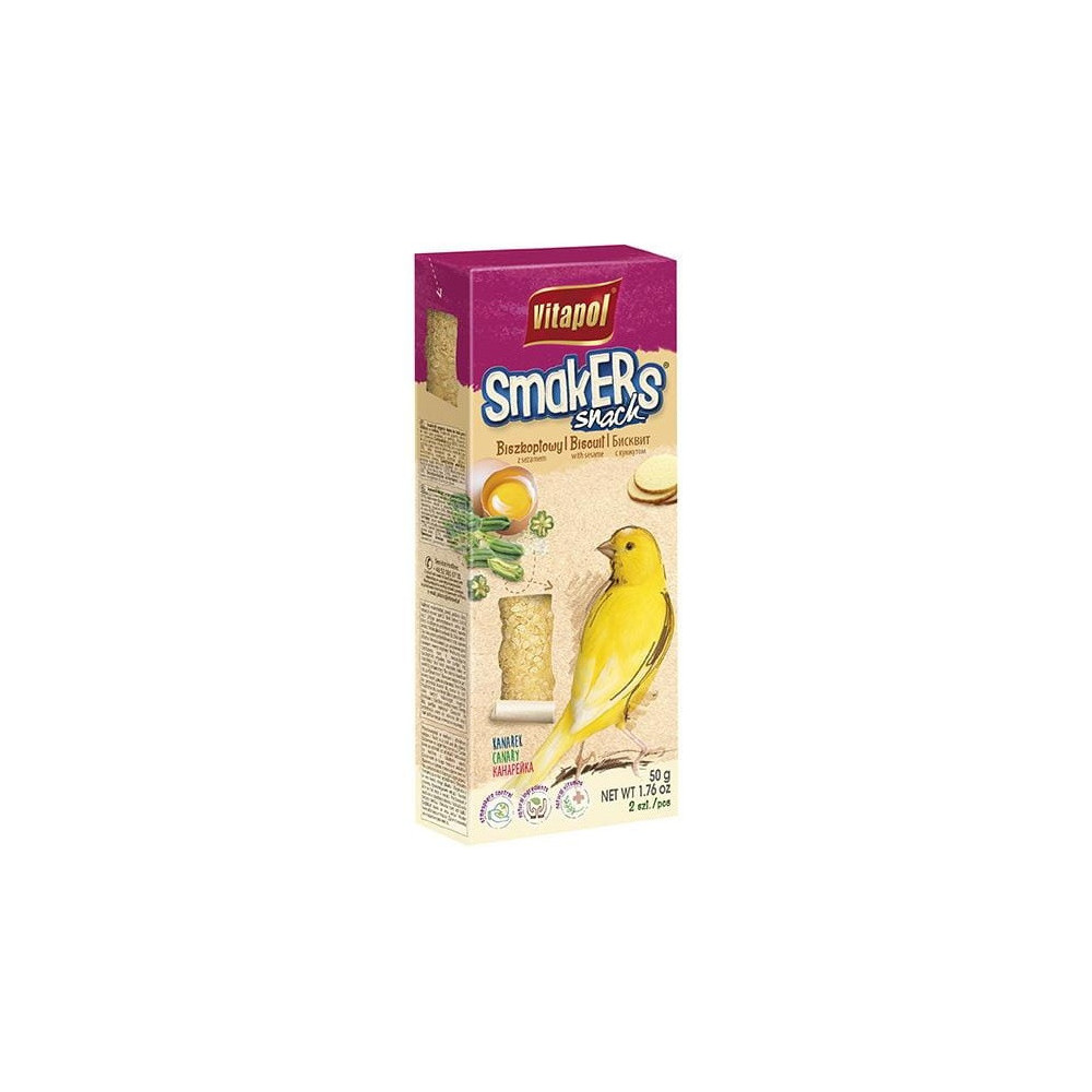 Vitapol Smakers dla kanarka - biszkopt z sezamem 2szt [2515]