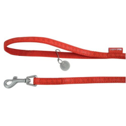Zolux Smycz Mac Leather 20mm/1.2m Czerwona [522020RO]