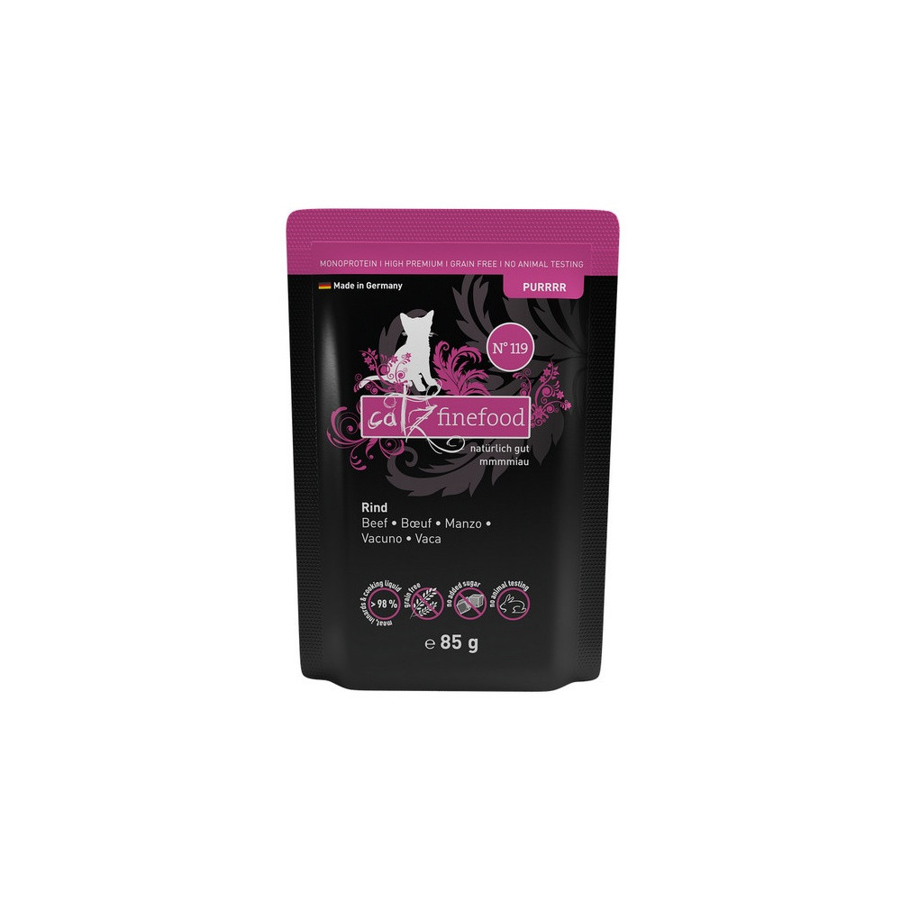 Catz Finefood Purrrr N.119 Wołowina saszetka 85g