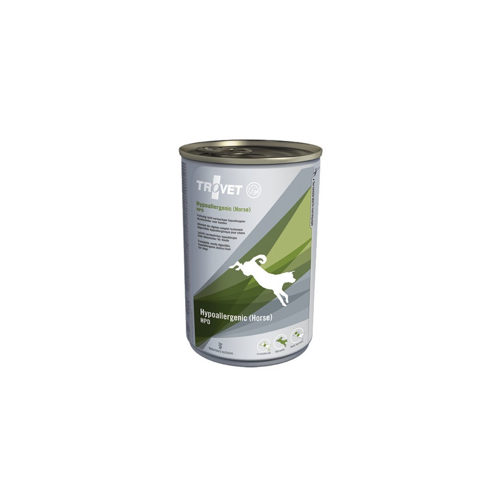 Trovet HPD Hypoallergenic Konina dla psa puszka 400g
