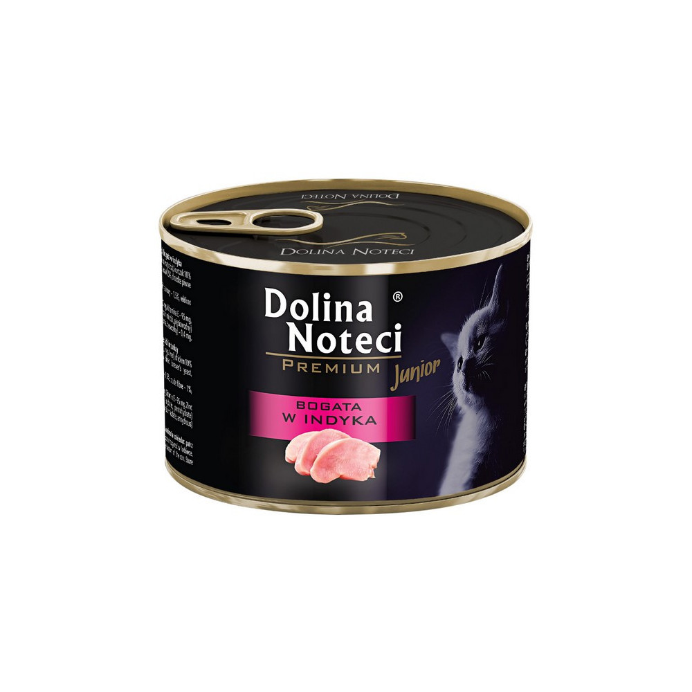 Dolina Noteci Premium Kot Junior Bogata w indyka puszka 185g