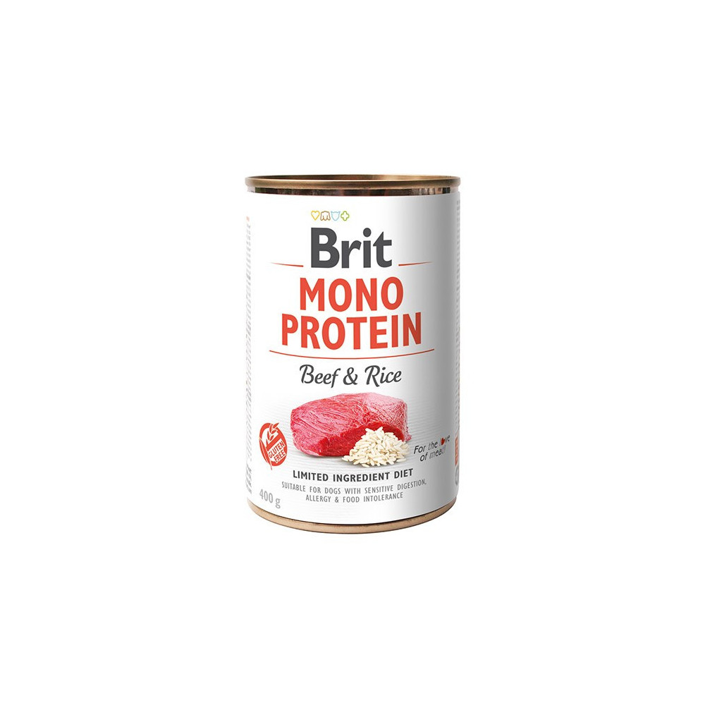 Brit Mono Protein Beef & Rice puszka 400g