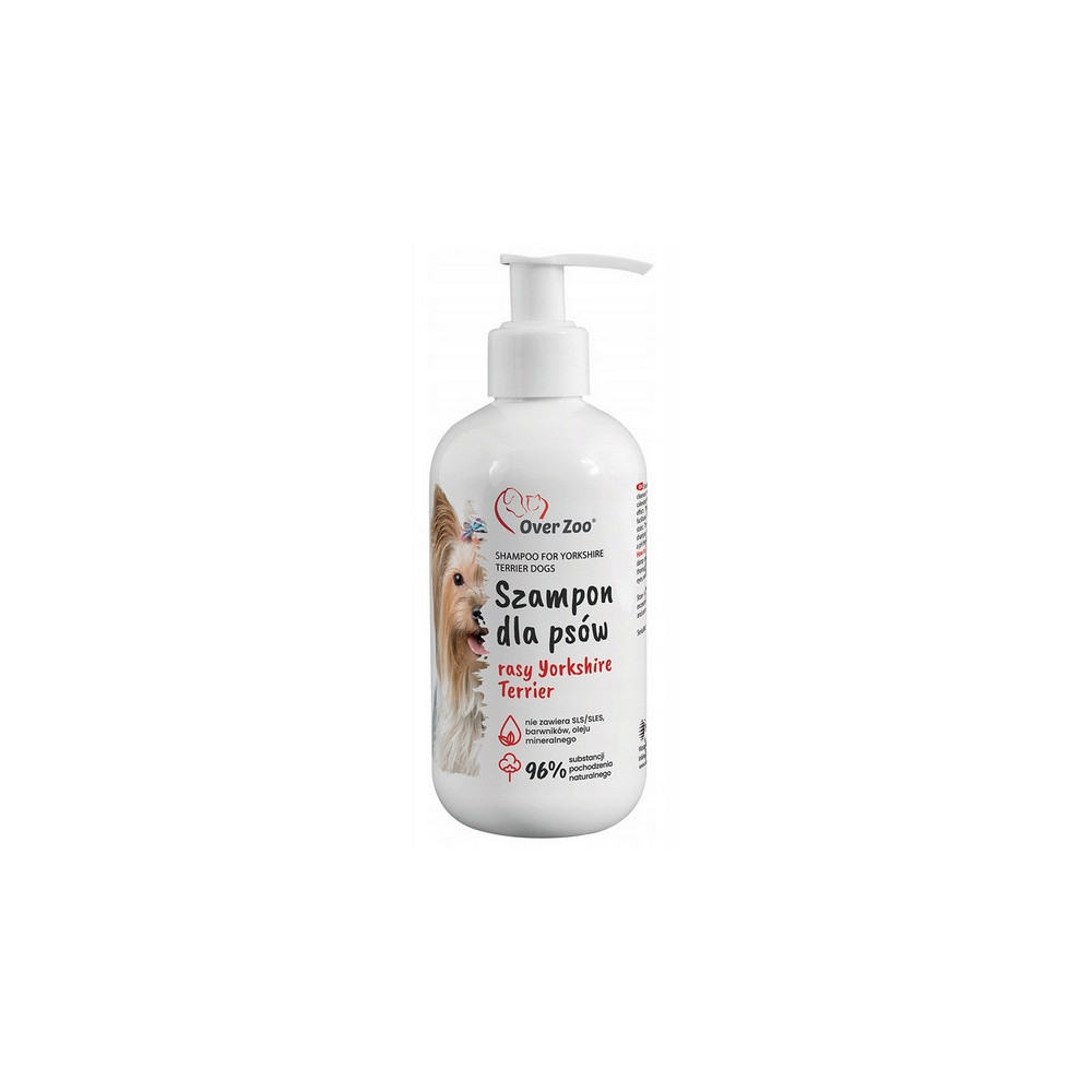 Over Zoo Szampon dla psów rasy Yorkshire Terier 250ml
