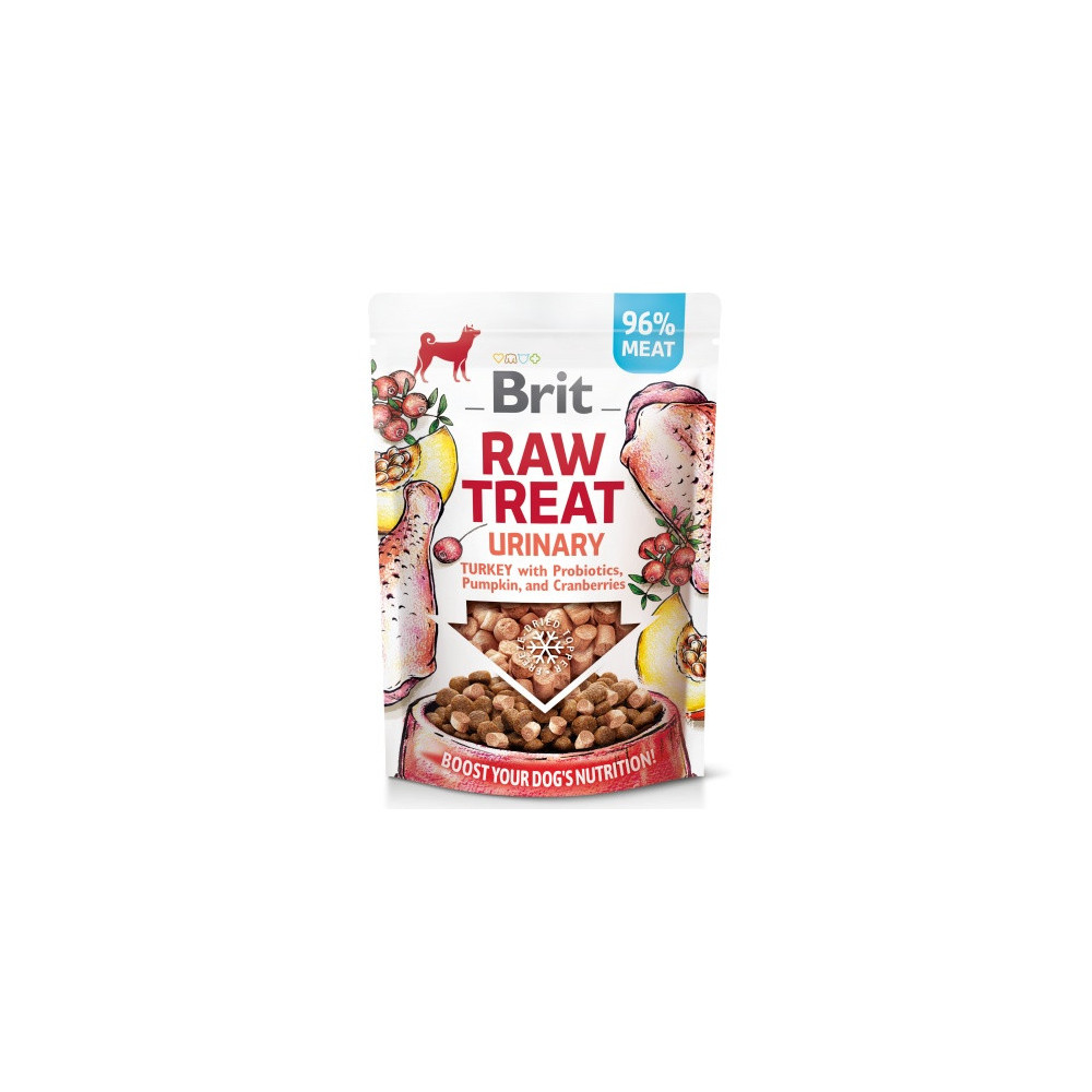 Brit Raw Treat Dog Urinary Turkey 40g