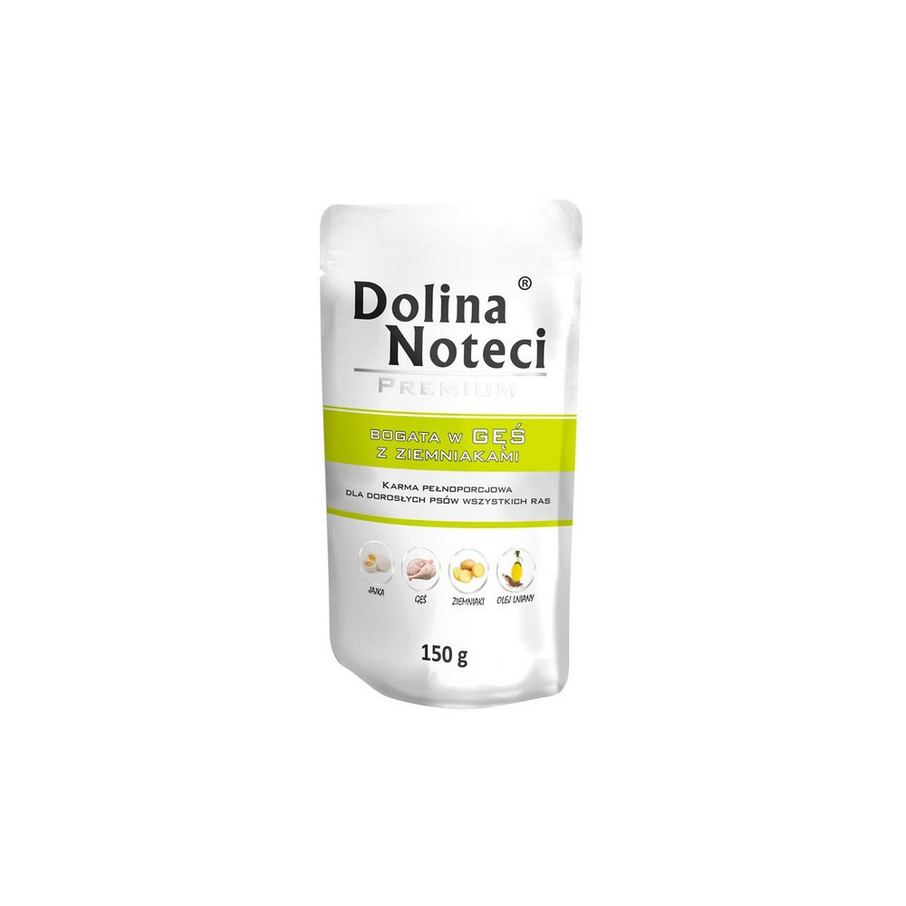 Dolina Noteci Premium Pies Gęś i ziemniaki saszetka 150g