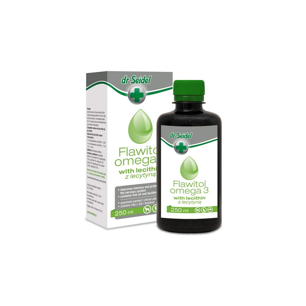 Dr Seidel Flawitol Omega 3 z lecytyną 250ml