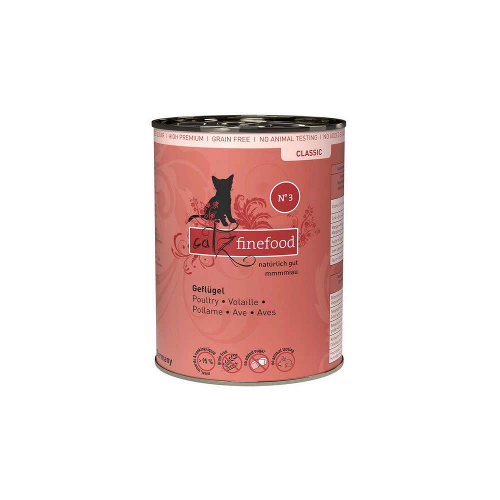 Catz Finefood Classic N.03 Drób puszka 400g