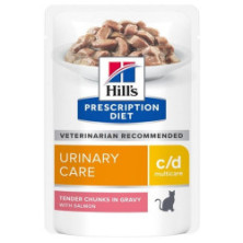 Hill's Prescription Diet c/d Feline z Łososiem saszetka 85g
