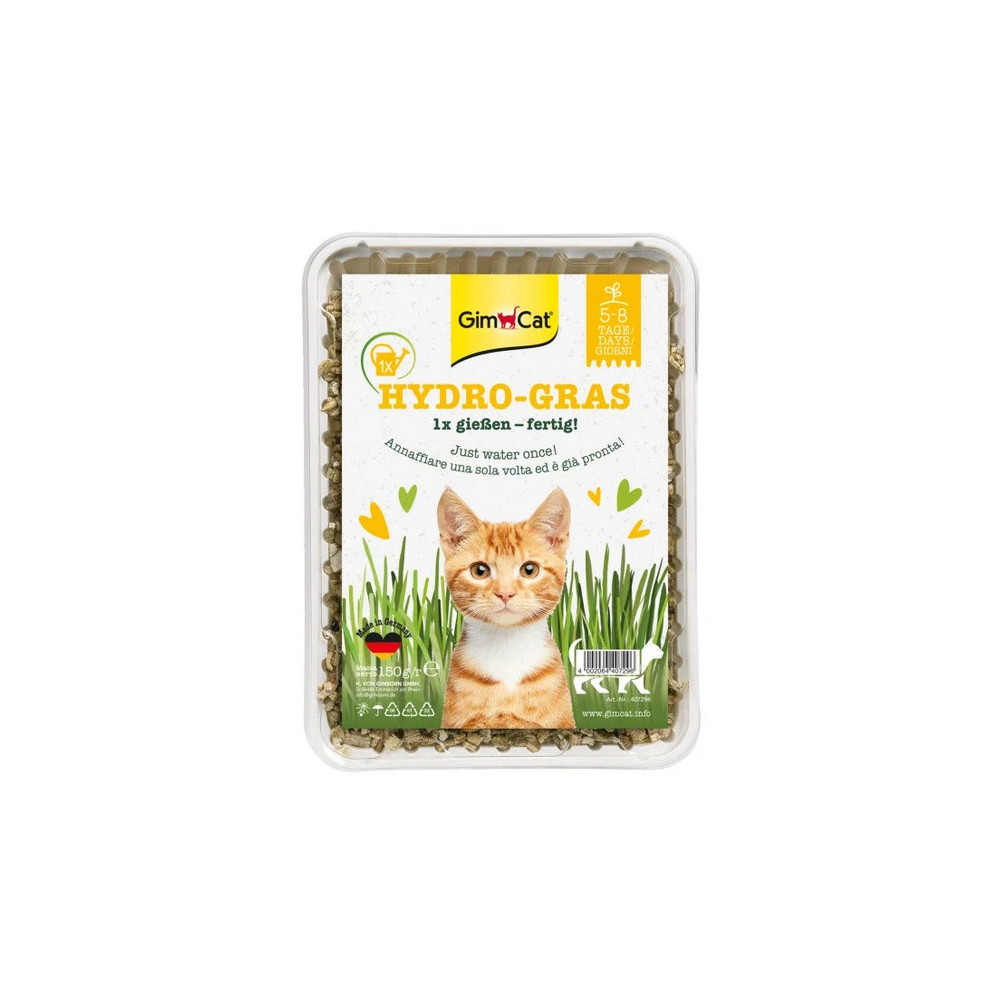 Gimpet Hydro-Gras - Trawa z hydrogranulkami dla kota - pojemnik 150g