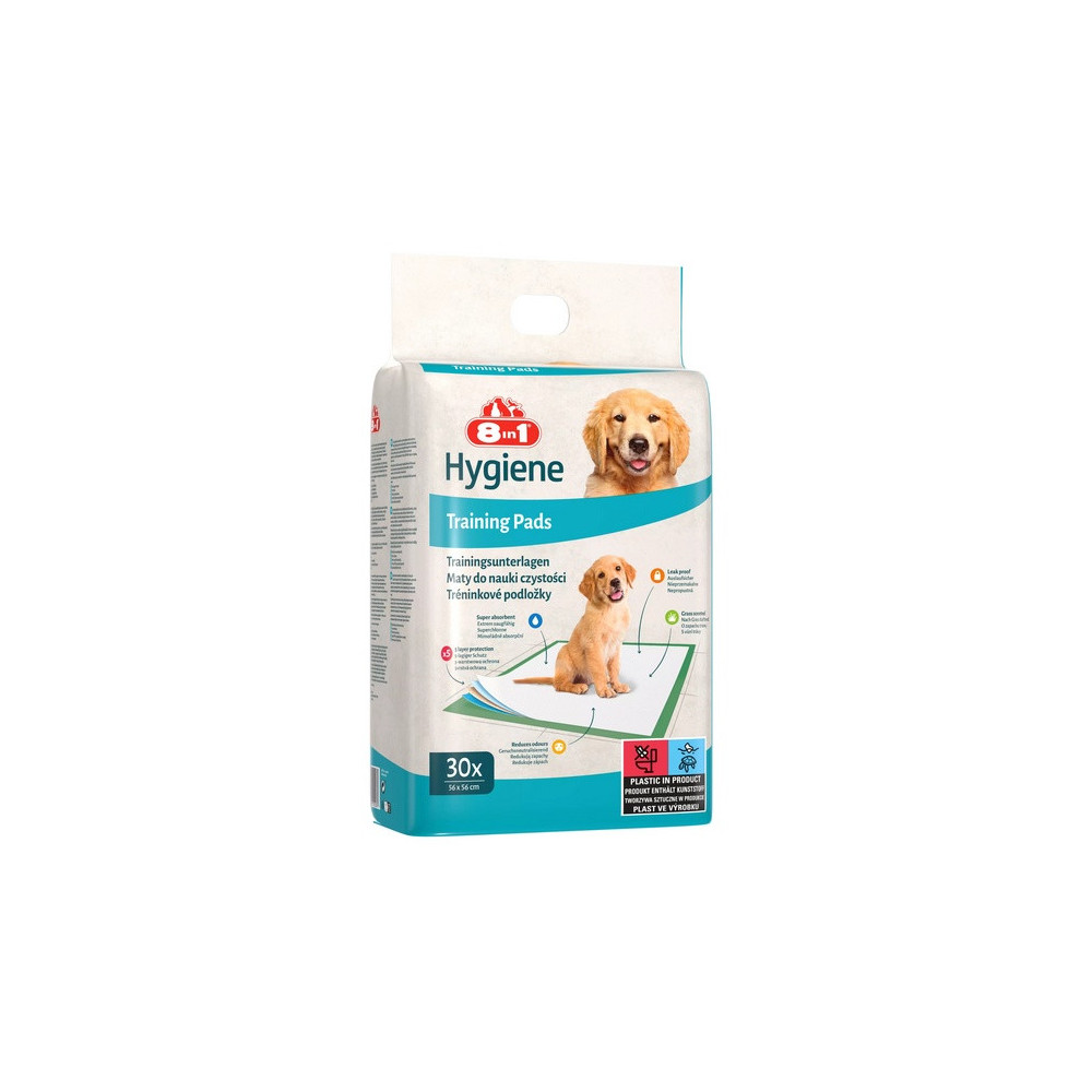 8in1 Mata absorbująca Training Pads 56x57cm - duże opakowanie 30szt