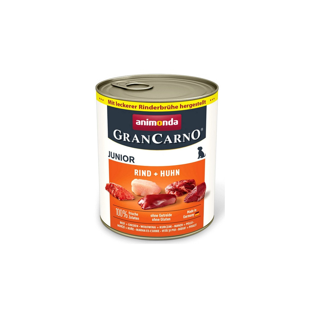 Animonda GranCarno Original Junior Rind Huhn Wołowina + Kurczak puszka 800g