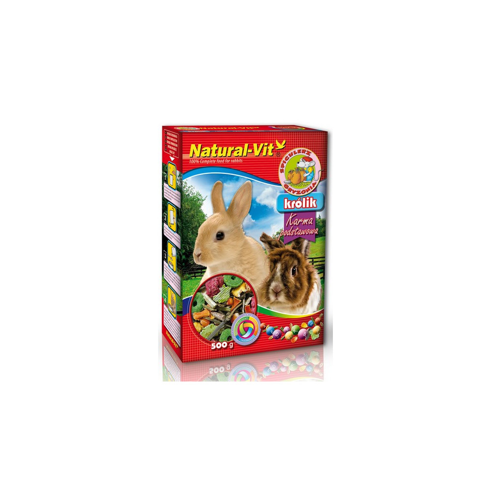 Natural-Vit Spichlerz Gryzonia - Królik 500g