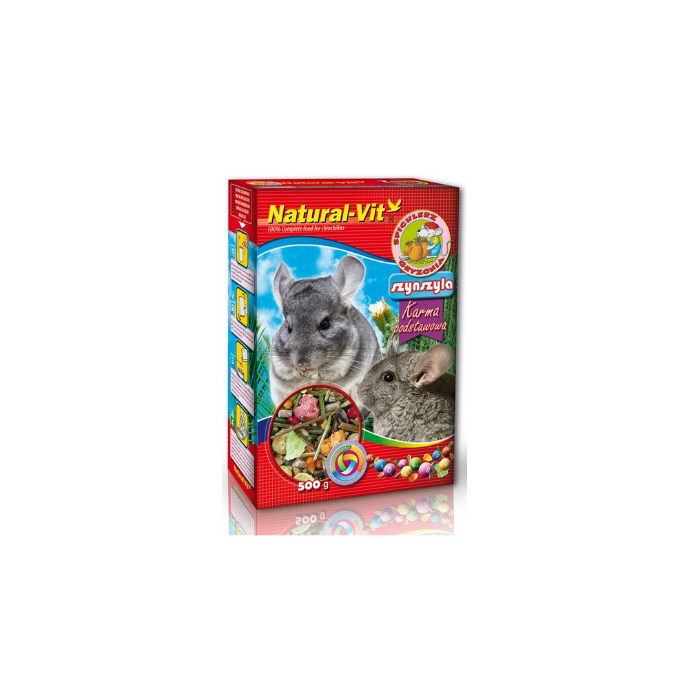 Natural-Vit Spichlerz Gryzonia - Szynszyla 500g