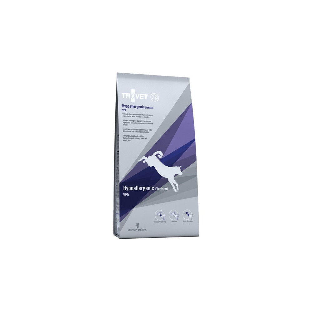 Trovet VPD Hypoallergenic Dziczyzna dla psa 3kg