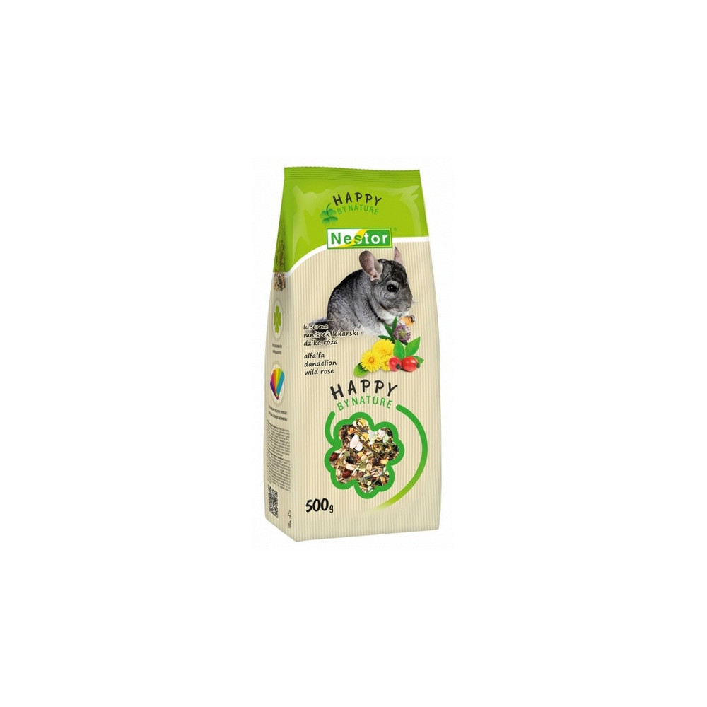 Nestor Pokarm Szynszyla dzika róża, lucerna, mniszek lekarski 700ml