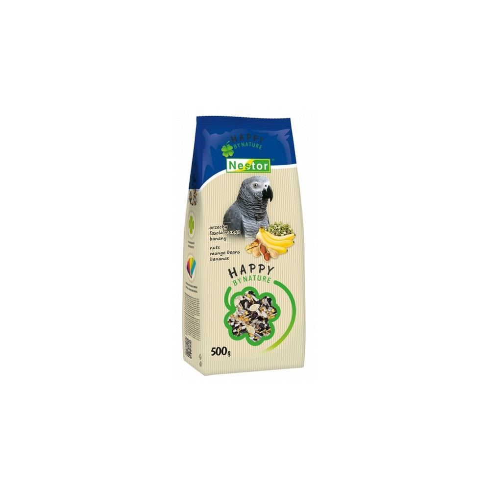 Nestor Pokarm Papuga duża orzechy, fasola mungo 700ml