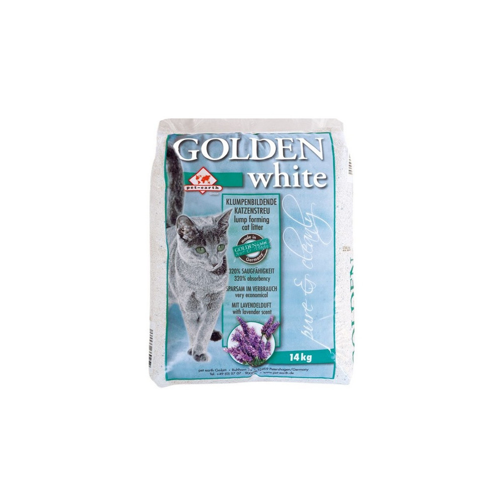 Żwirek Golden Grey White 14kg
