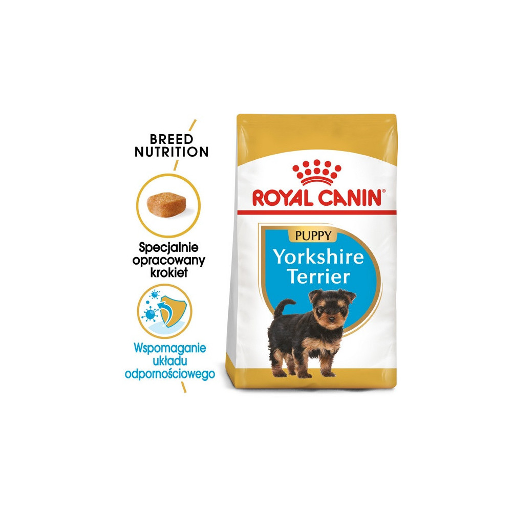 Royal Canin Yorkshire Terrier Puppy karma sucha dla szczeniąt do 10 miesiąca, rasy yorkshire terrier 1,5kg