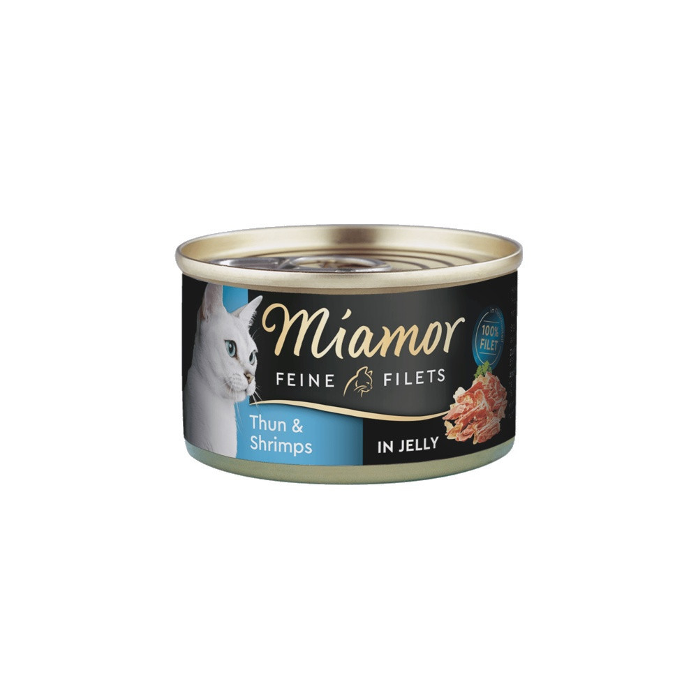 Miamor Feine Filets Dose Thunfisch & Shrimps - tuńczyk i krewetki 100g