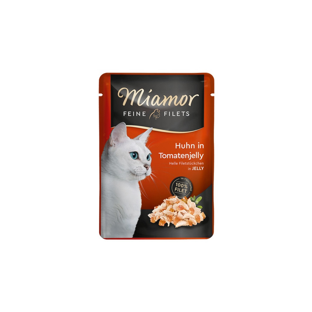 Miamor Feine Filets Kurczak & Galaretka pomidorowa saszetka 100g