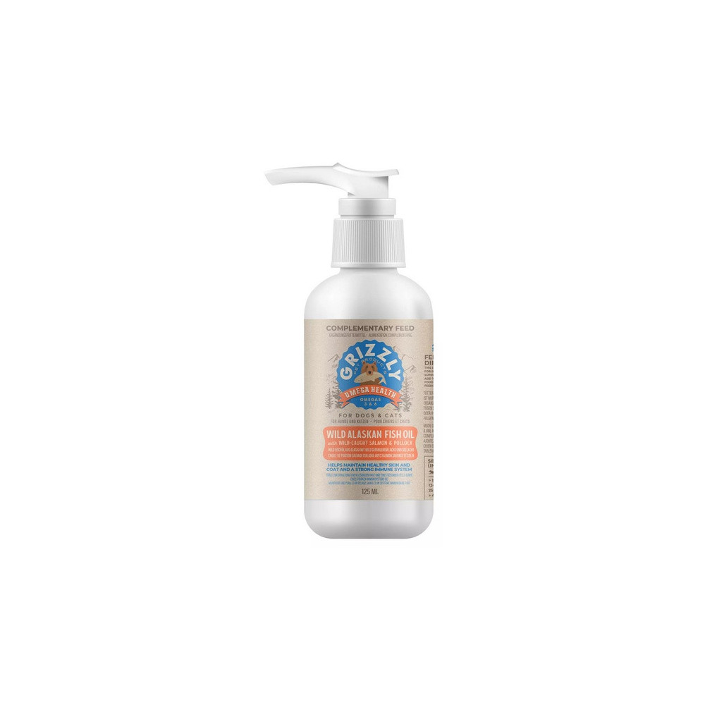 Grizzly Omega Health - olej z dzikiego łososia 125ml