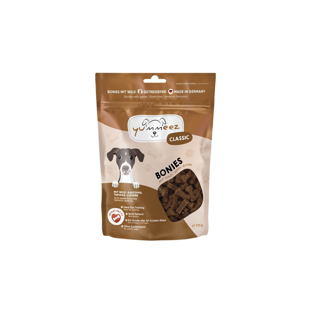 Yummeez bezzbożowe Kosteczki Dziczyzna 175g