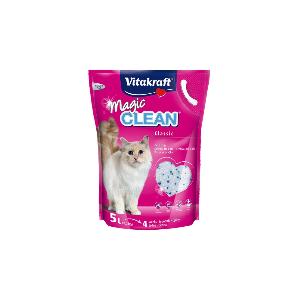 Żwirek Vitakraft Magic Clean silikonowy 5L [15506]