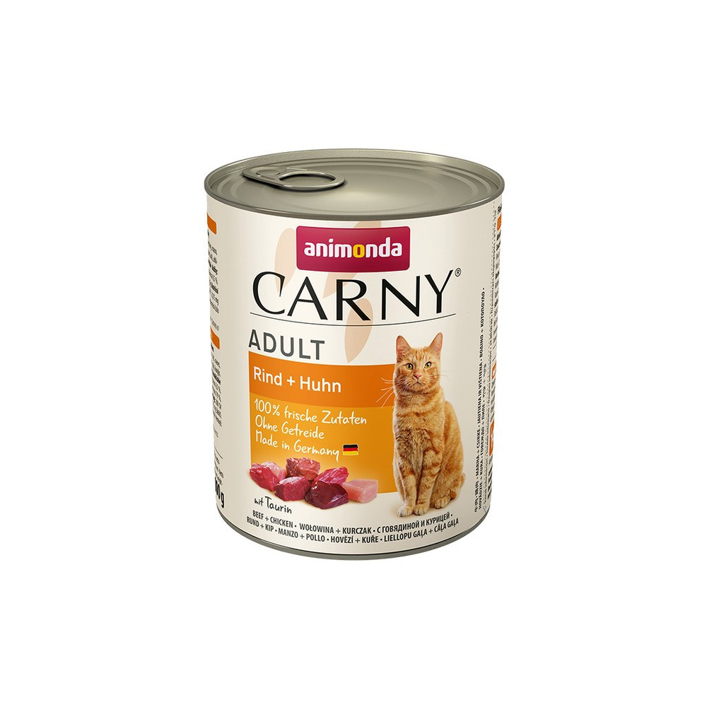 Animonda Carny Adult Wołowina + Kurczak puszka 800g