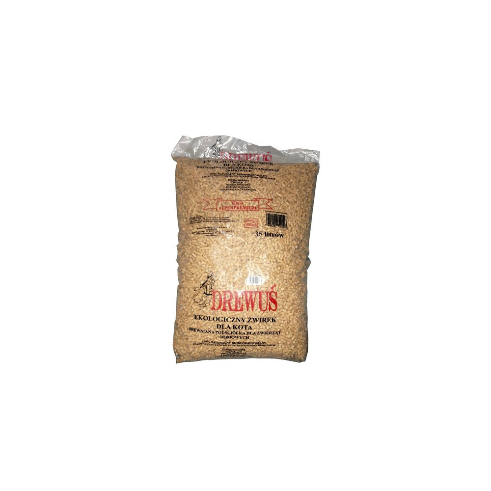 Drewuś 35L (15kg) żwir drewniany