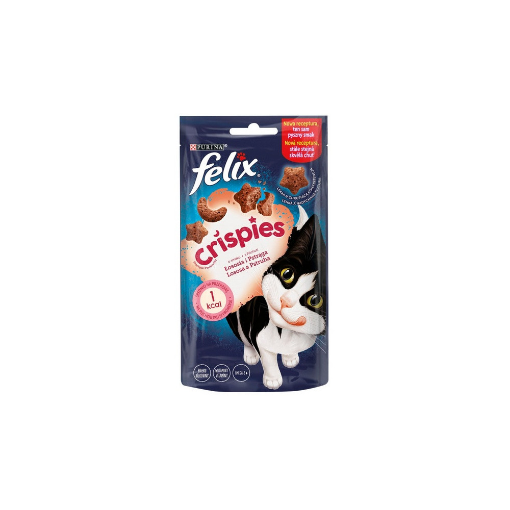 Felix Crispies Łosoś i Pstrąg 45g