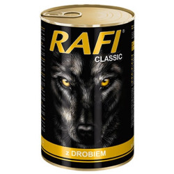 Rafi Pies Classic Drób w sosie 1240g