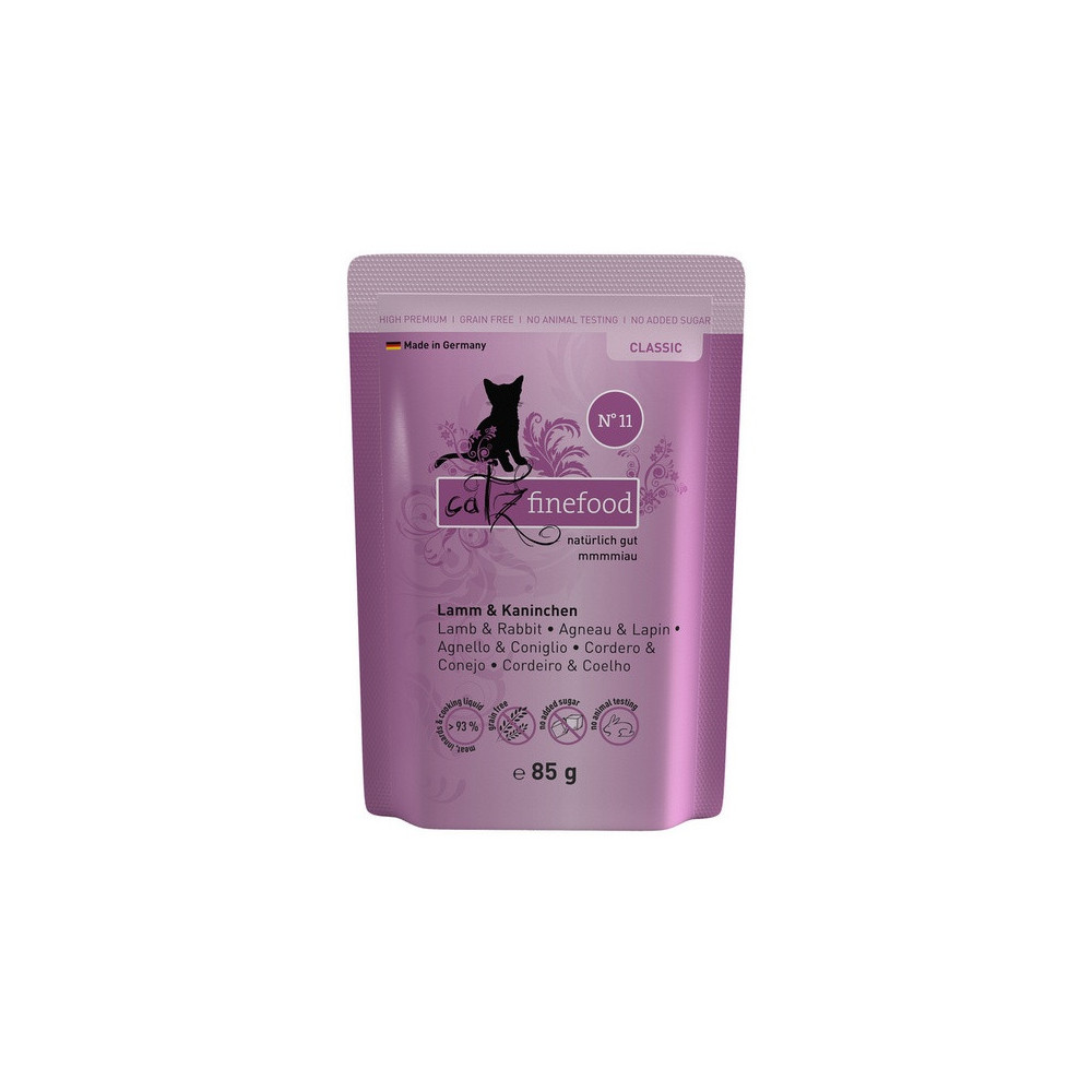Catz Finefood Classic N.11 Jagnięcina i Królik saszetka 85g