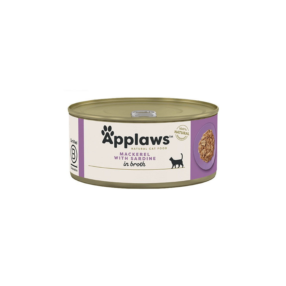 Applaws puszka dla kota Makrela i Sardynki 70g