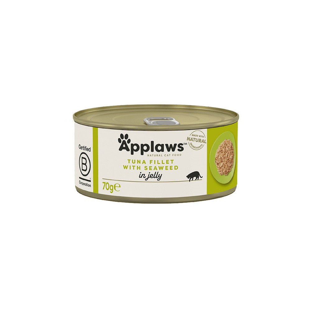 Applaws puszka dla kota Jelly - Tuńczyk i Wodorosty 70g