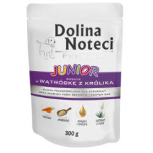Dolina Noteci Premium Pies Junior Wątróbka z królika saszetka 300g