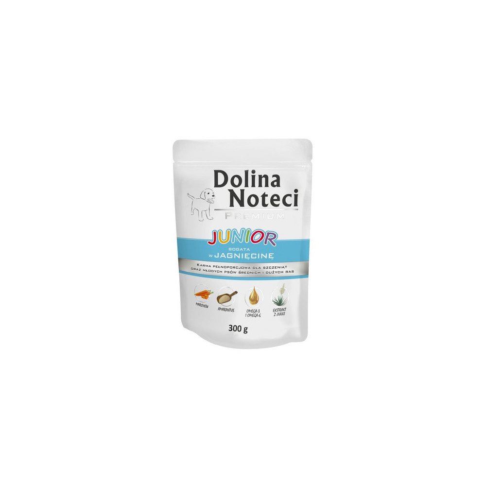 Dolina Noteci Premium Pies Junior Jagnięcina saszetka 300g