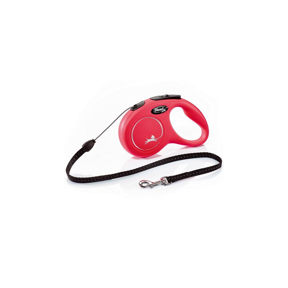 Flexi New Classic Smycz linka S 5m czerwona [FL-2504]