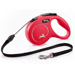 Flexi New Classic Smycz linka M 5m czerwona [FL-2603]