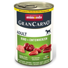Animonda GranCarno Original Adult Rind Entenherzen Wołowina + Serca kacze puszka 400g