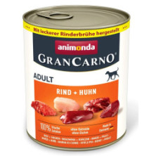 Animonda GranCarno Original Adult Rind Huhn Wołowina + Kurczak puszka 800g