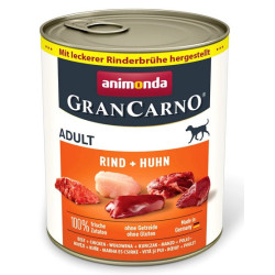 Animonda GranCarno Original Adult Rind Huhn Wołowina + Kurczak puszka 800g
