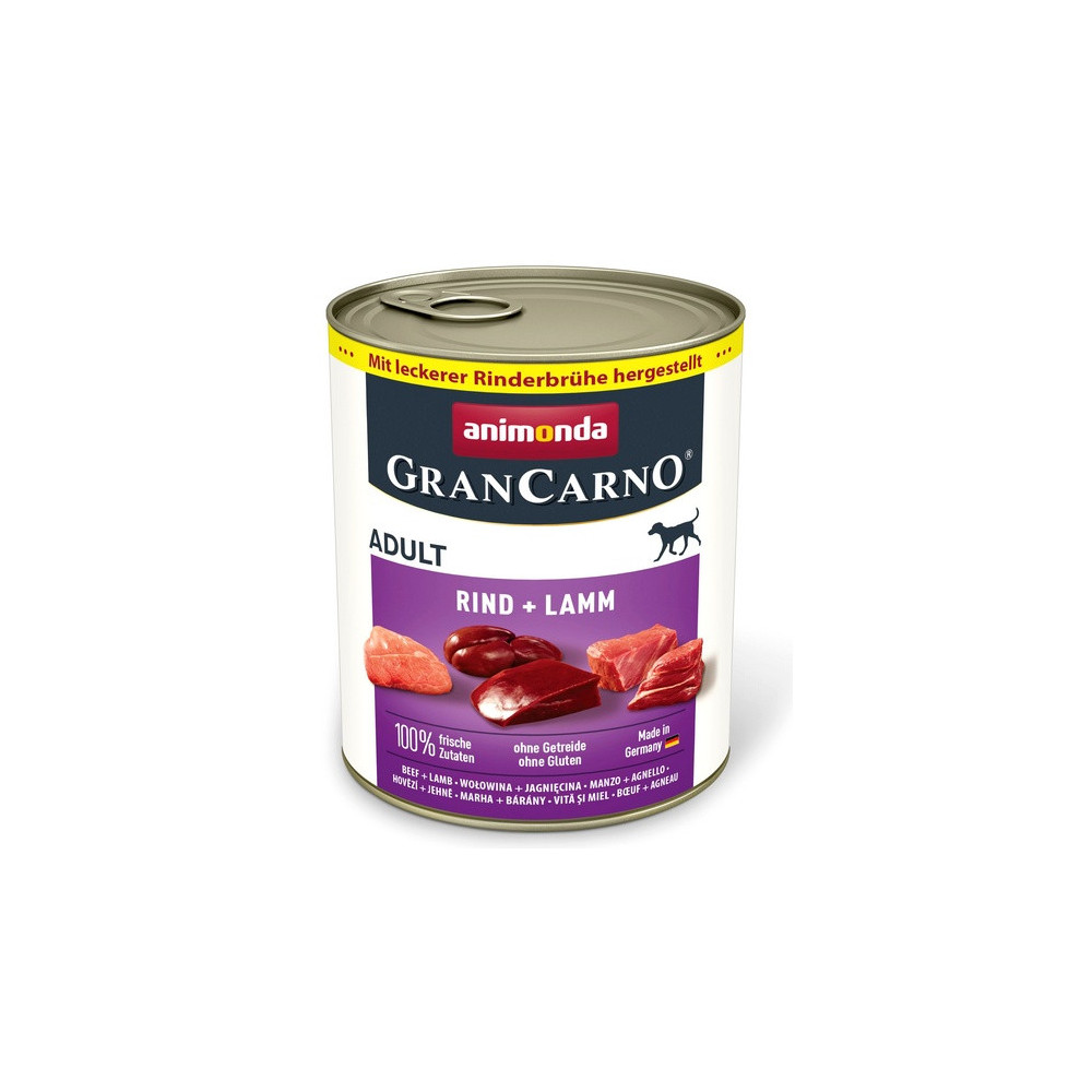 Animonda GranCarno Original Adult Rind Lamm Wołowina + Jagnięcina puszka 800g