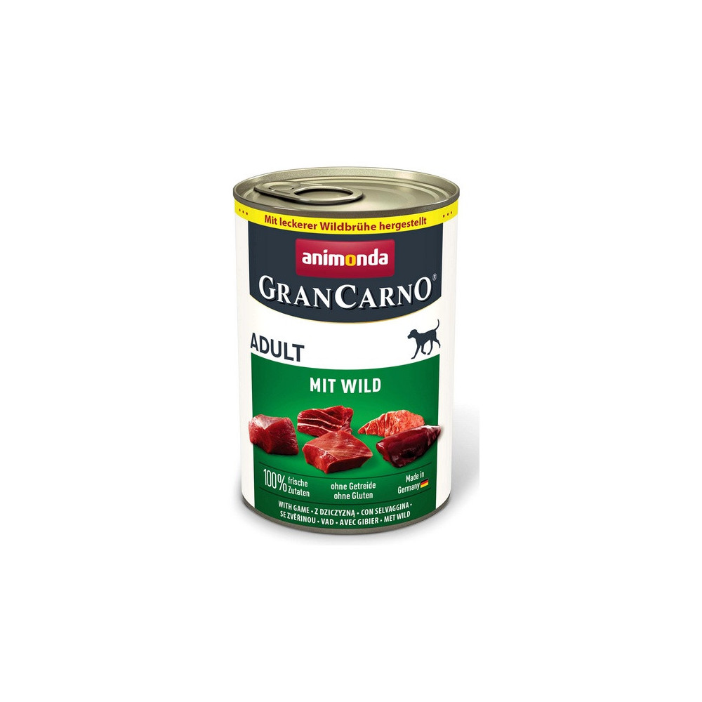 Animonda GranCarno Original Adult Wild Dziczyzna puszka 400g