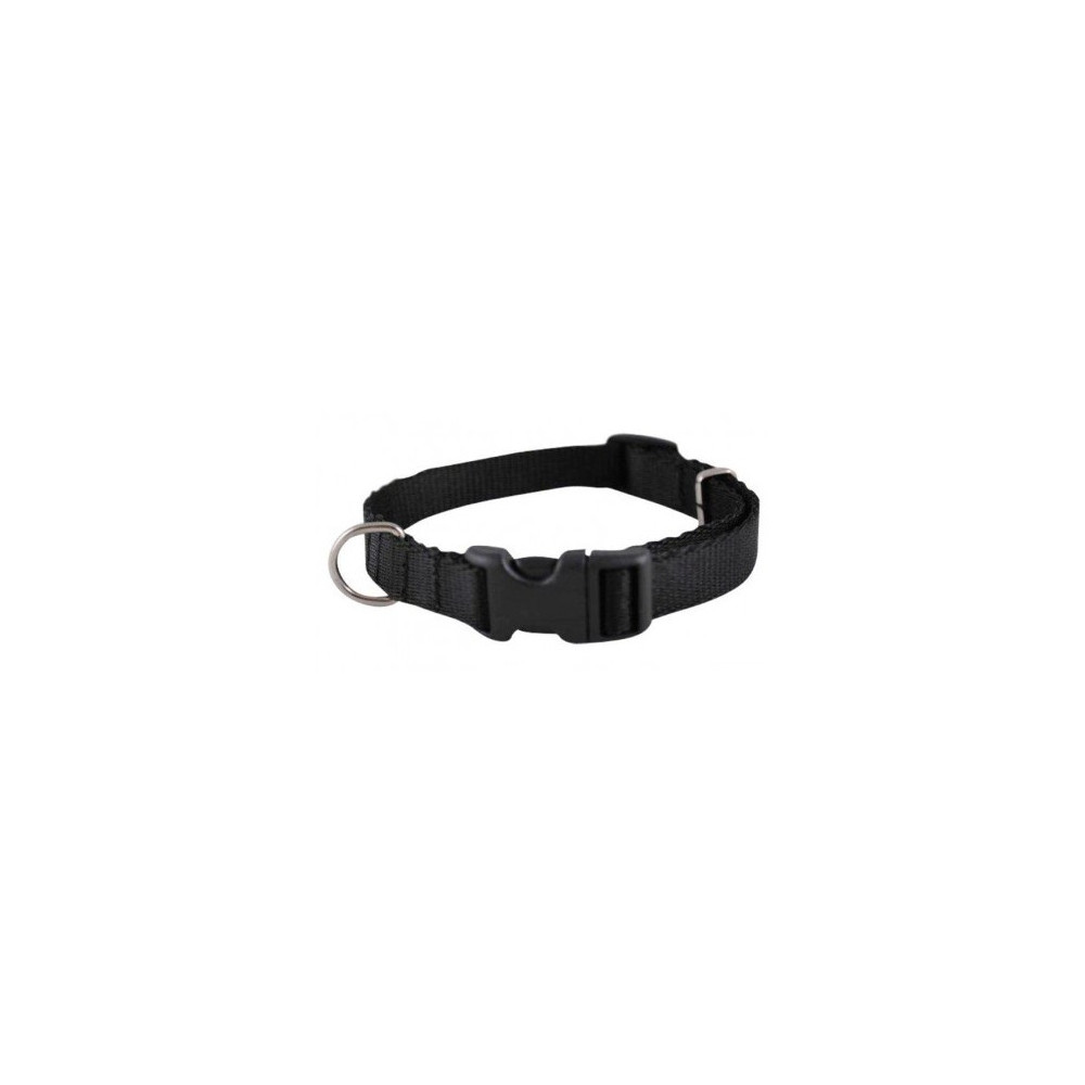CHABA Obroża taśma regulowana 10mm x 30cm czarna