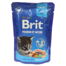 Brit Premium Cat Kitten Kurczak saszetka 100g