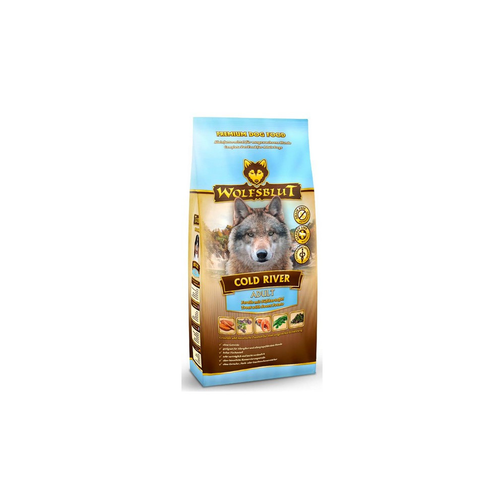 Wolfsblut Dog Cold River - pstrąg i bataty 500g