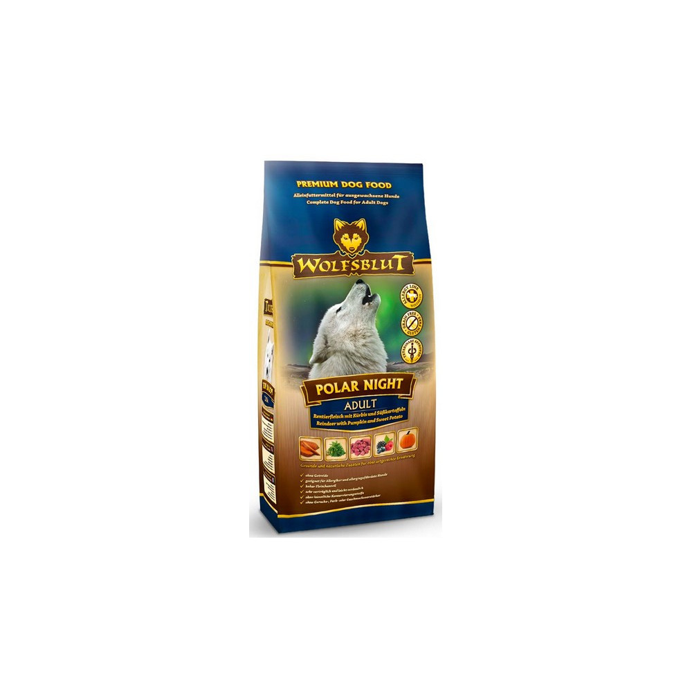 Wolfsblut Dog Polar Night - renifer i dynia 2kg