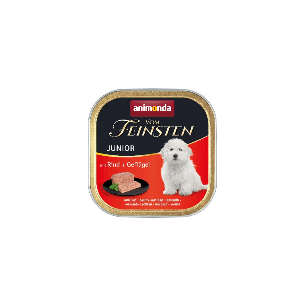 Animonda vom Feinsten Dog Junior Wołowina i Drób 150g