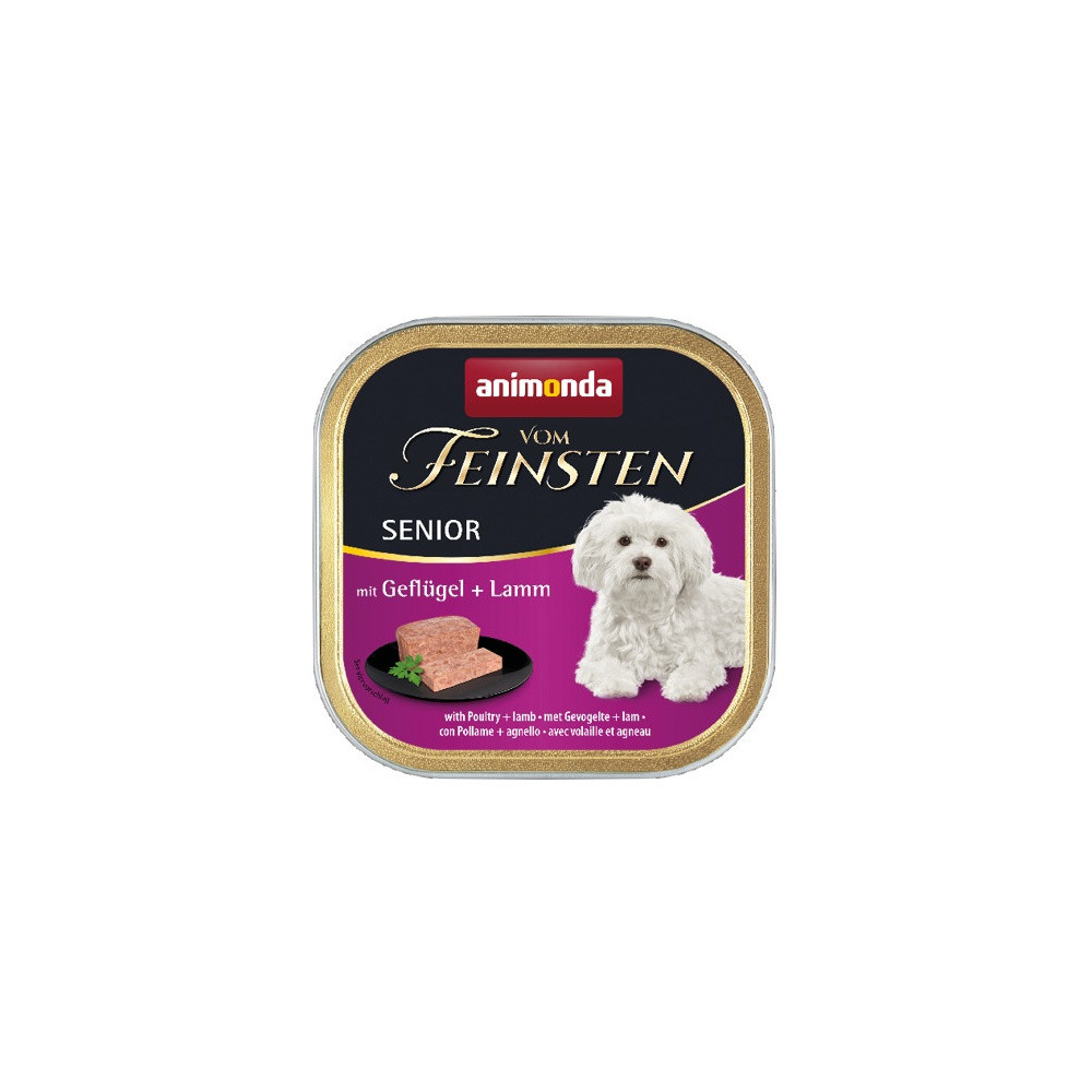 Animonda vom Feinsten Dog Senior Drób i Jagnięcina 150g